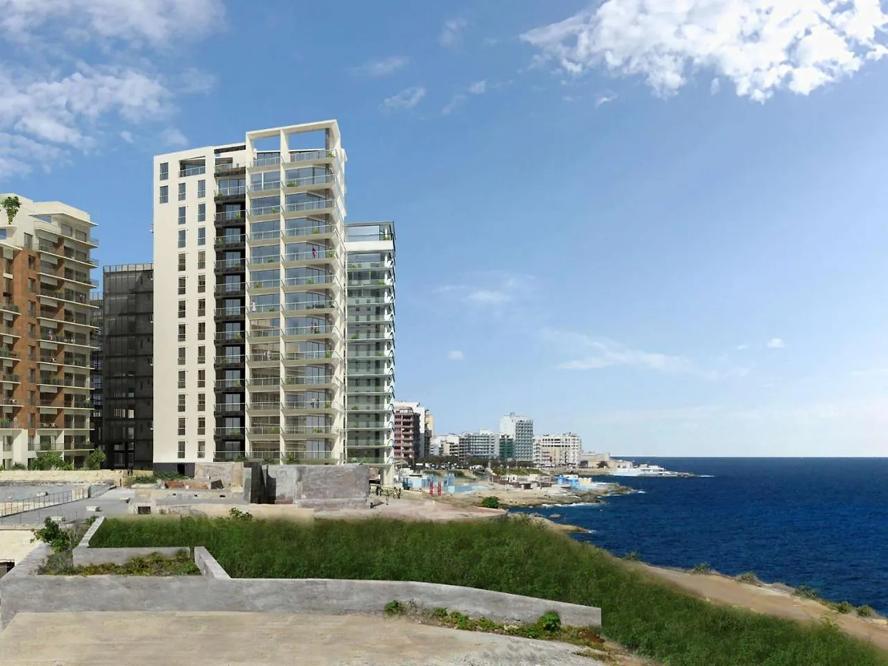 Super Luxury Apartment In Tigne Point, Amazing Ocean Views Sliema